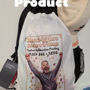 Custom Photo Drawstring Bag | Personalized Picture Backpack